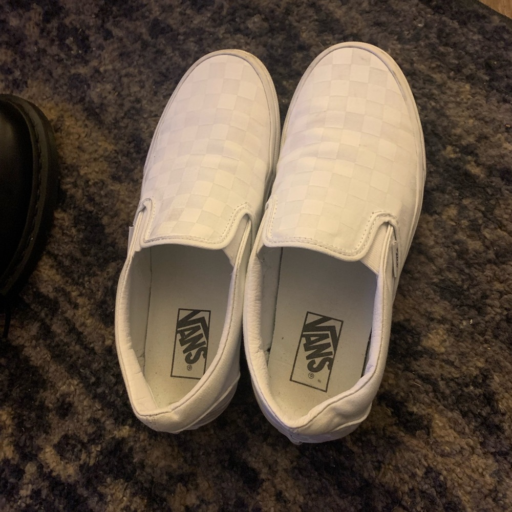 Vans White Sz 9 only worn twice